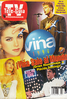 LUCERO REVISTA TELEGUIA VIÑA DEL MAR 1994